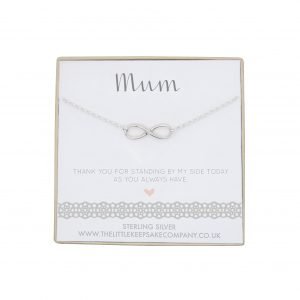 Sterling Silver Infinity Necklace - ‘Mum Thank You For Standing By My Side’