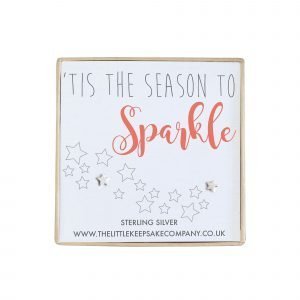 Sterling Silver Christmas Earrings - 'Tis The Season To Sparkle'