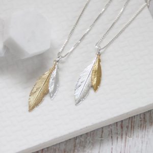 Create Your Own 'When Feathers Appear' Sterling Silver Necklace