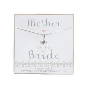 Sterling Silver & CZ Necklace – Mother Of The Bride