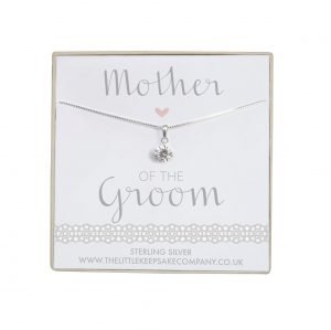 Sterling Silver & CZ Necklace – Mother Of The Groom