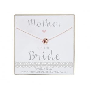 Rose Gold Vermeil Knot Necklace – Mother Of The Bride
