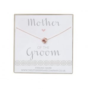 Rose Gold Vermeil Knot Necklace – Mother Of The Groom