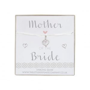Sterling Silver Cut Out Heart Gift Set - Mother Of The Bride