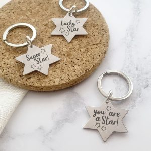 Create Your Own - Star Quote Keyring